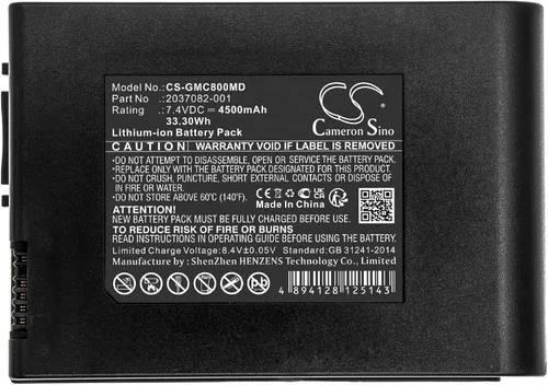 Vista 3 de Cameron Sino Batería de 4500 mAh compatible con GE MAC 800, MAC800
