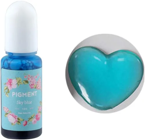 Vista 20 de Mezcla de resina epoxi UV de 0.3 fl oz, pigmento líquido, pigmento de resina colorante, secado rápido, manualidades, herramientas de fabricación