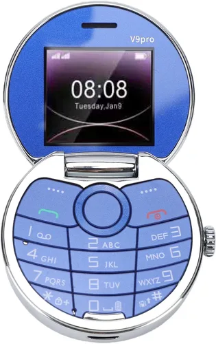 Vista 9 de Teléfono celular, pantalla dual de 1.77 pulgadas, doble tarjeta en espera, botones grandes, sonido claro, MP3, FM, Bluetooth, teléfono móvil