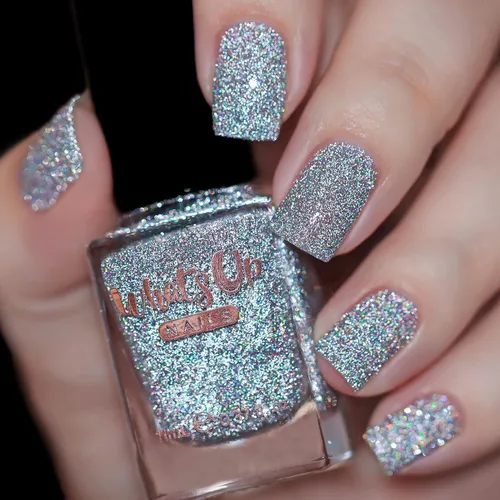 Vista 12 de Whats Up Nails - Plumingo Party Flash - Esmalte de uñas reflectante granate con dúocromo iridiscente brillante púrpura brillante barniz de esmalte