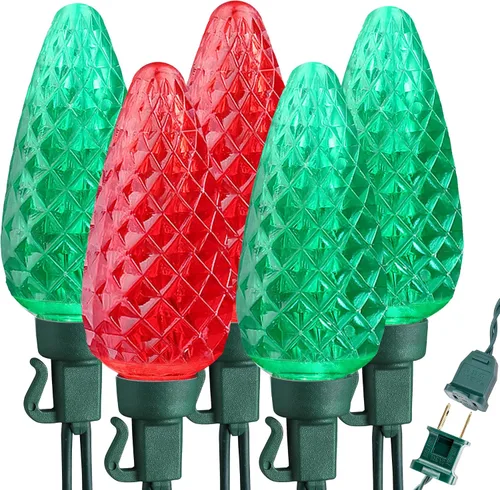 Vista 16 de Brizled - Luces de Navidad C9 para decoraciones navideñas al aire libre