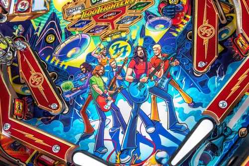 Vista 13 de Stern Pinball Foo Fighters con Insider Connected, Premium Edition Arcade Pinball Machine