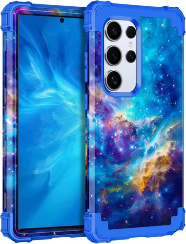Vista 137 de Casetego Funda para Galaxy A16 5G, que brilla en la oscuridad, tres capas, resistente, a prueba de golpes, protección completa, policarbonato duro