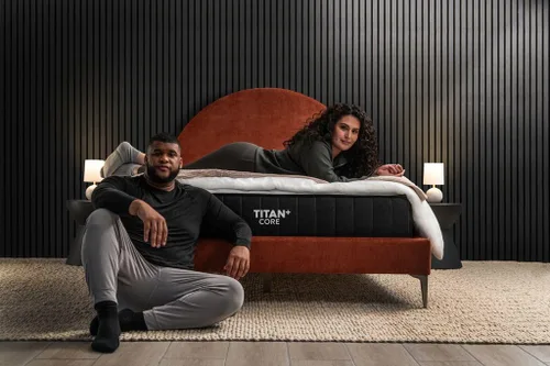 Vista 4 de Brooklyn Bedding Colchón tamaño individual Titan de 12 pulgadas Alivio de presión