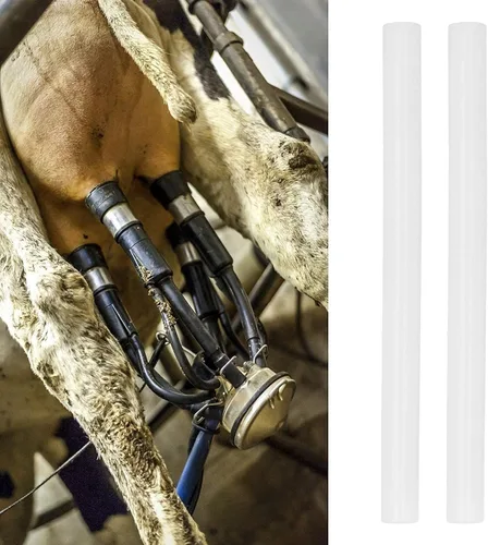 Vista 6 de TOPINCN Accesorios de ordeño de silicona para ordeñadora de repuesto de tubo corto 2PCS