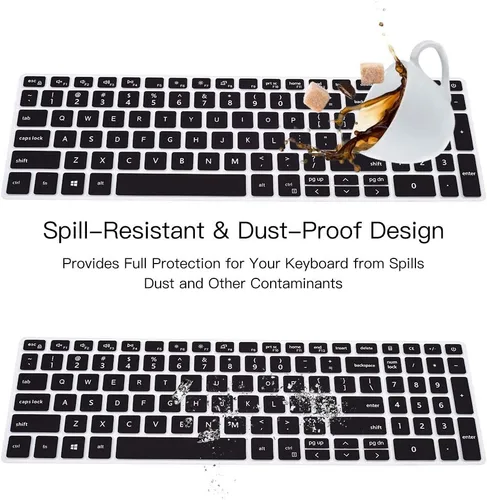 Vista 5 de Funda de teclado para Dell Inspiron 15 3000 3501 3502 3505, Dell Inspiron 15 17 5000 5584 5593 5594 5598 5501 5502 5505 5508 5509, 7000 7509, 7000