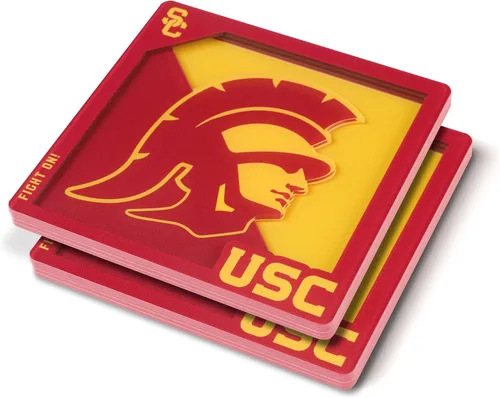 Vista 31 de YouTheFan NCAA Serie Logo 3D NCAA Posavasos