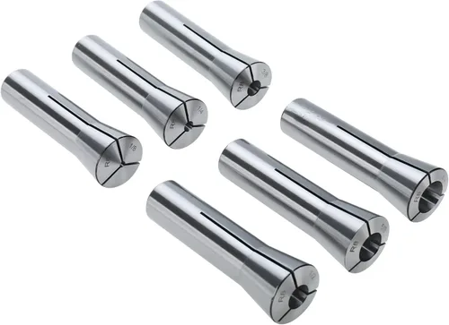Vista 8 de Juego de 6 pinzas Precsion R8 de 1/8" - 3/4" Kit de soporte para portabrocas Precision ground to close tolerance,Made of highest grade