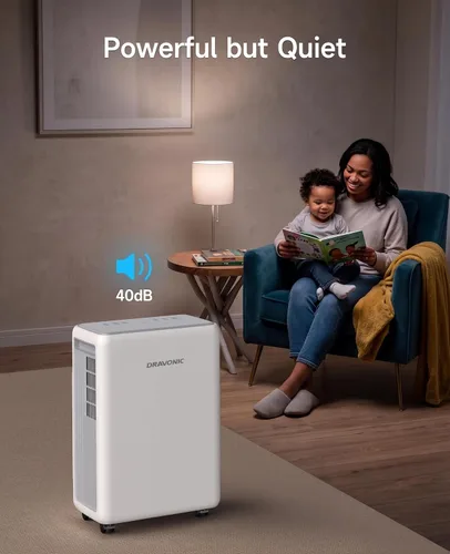 Vista 6 de 30 Pints Dehumidifier for Basement & Bathroom with Auto Defrost