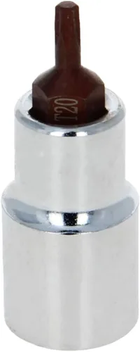 Vista 160 de Utoolmart 1/2" Drive x 0.551 in largo Hex Bit Socket, métrico, S2 y Cr-V acero 1pcs