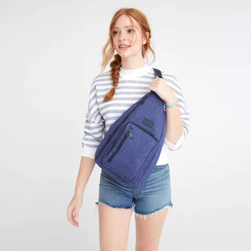 Vista 6 de Vera Bradley Mochila reciclada Lighten Up Reactive Sling para mujer