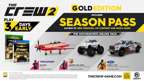 Vista 2 de The Crew 2 Gold Edition (Xbox One)