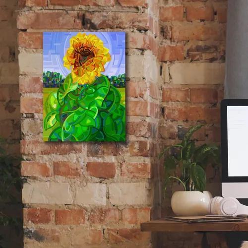 Vista 5 de Epic Graffiti 'Pinwheel' de Mandy Budan, arte de pared en lienzo, 12 x 16 pulgadas