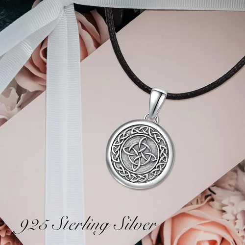 Vista 2 de TUGHRA Locket Necklaces for Women Men Locket Necklace Can Holds Pictures Sterling Silver Pendant Jewelry Gifts for Mothers Day Teens Girls Birthday