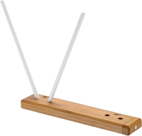 Vista 7 de Feekoon Afilador de cuchillos de cerámica de 9.8", caja de giro de 2 Negro