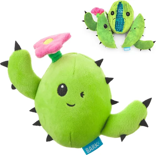 Vista 12 de Barkbox Air Head Juguete para Perros – Juguete de Peluche Rip & Reveal con Pelota Chirriante Espinosa Oculta, Crujido Loco y Relleno Suave – Juego