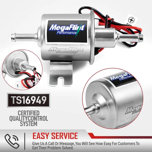 Vista 7 de Megaflint+ - Kit de bomba de combustible eléctrica universal HEP-02 A, 12 V, baja presión