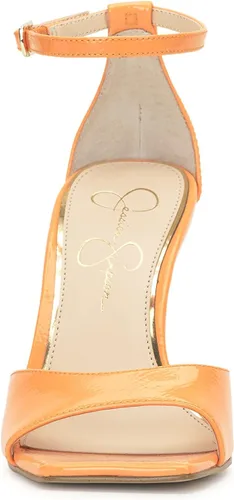 Vista 2 de Jessica Simpson Tacones de cuña LEEHI de piel sintética con punta abierta para mujer