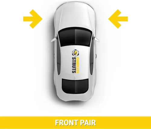 Vista 2 de COMPLETESTRUTS Conjunto de puntales completos delanteros rápidos con resortes helicoidales de repuesto para Chevrolet Aveo 2004-2012 (par)