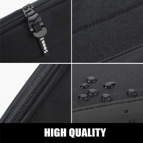 Vista 4 de Sooez - Estuche para lápices y bolígrafos de apertura ancha, estuche ligero y espacioso con cremallera, bolsa de papelería con bonito diseño