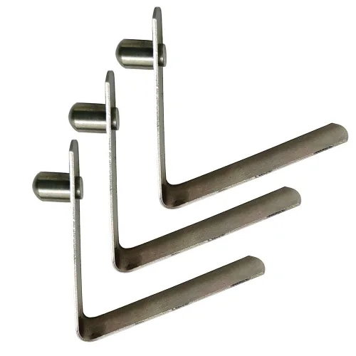 Vista 6 de UP100 50 clips de botón sólidos de acero inoxidable de 4 a 0.354 in, resorte a presión para entornos húmedos con requisitos elásticos, toldo Botón