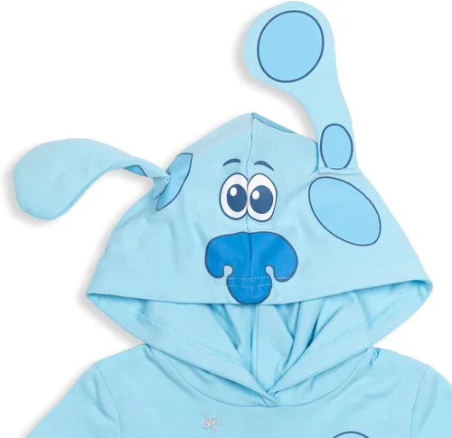 Vista 7 de Blues Clues You Disfraz de cosplay azul para niñas vestido de camiseta leggings de bebé a niño pequeño