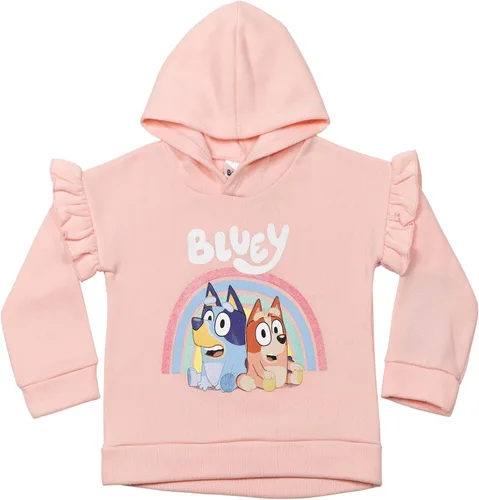 Vista 3 de Bluey - Conjunto de sudadera con capucha de forro polar y leggings para niñas