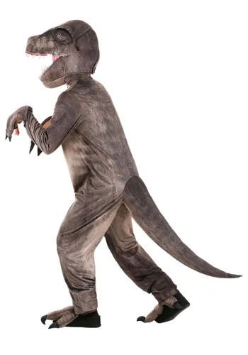 Vista 2 de Disfraz de T-Rex para Adultos Multicolor