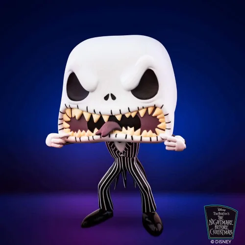 Vista 3 de Funko Pop Disney: Pesadilla antes de Navidad - Jack Skellington - (Cara de miedo) Figura de vinilo - Figura de vinilo coleccionable - Idea de regalo