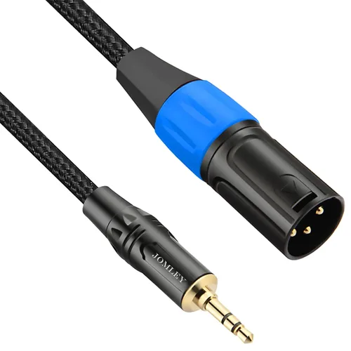 Vista 9 de Cable de 0.1 in a XLR, cable de audio macho a macho de 1/8 pulgadas