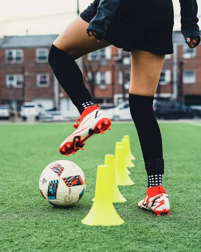 Vista 7 de Calcetines de fútbol, calcetines de fútbol para hombre, calcetines de fútbol antideslizantes, calcetines de agarre, mangas de espinilleras, correas