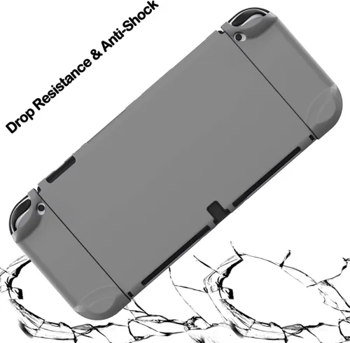 Vista 3 de GUTIAL Funda acoplable para Nintendo Switch OLED modelo 2021 - Bonita funda protectora para Nintendo Switch OLED de 7 pulgadas y controlador Joy-Con