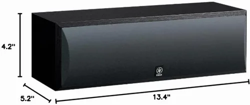 Vista 2 de Yamaha Audio NS-C210BL Altavoz de canal central - cada uno (negro)