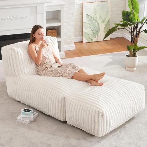 Vista 48 de Hobestluk Puf con espuma viscoelástica, tela de piel sintética ultrasuave, diseño ergonómico, puf pequeño, para sala de estar, dormitorio, sala