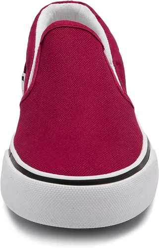 Vista 7 de Zapatos deportivos de lona para mujer, sin cordones, cómodos, bajos y planos, transpirables, acolchados, casuales a la moda