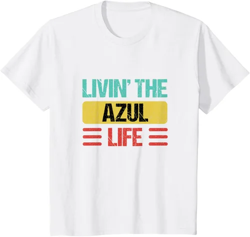 Vista 24 de Camiseta Azul Name, Negro