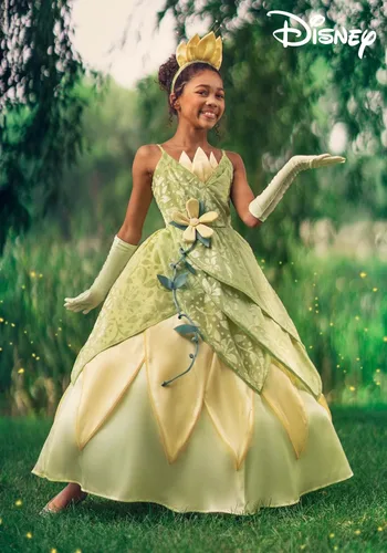 Vista 2 de Disfraz de princesa y rana de Disney Deluxe para niña