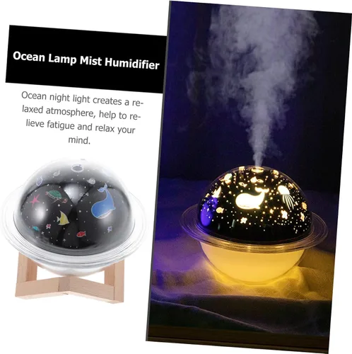 Vista 3 de Amosfun 1 Unidades de luz nocturna difusores esenciales USB portátil difusor esencial humidificador fragancia difusores componente de lámpara
