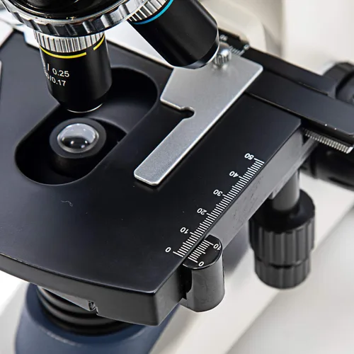 Vista 5 de SWIFT Microscopio trinocular compuesto, microscopio mecánico de etapa 40X-2500X para adultos con cámara de 10MP y diapositivas, software compatible