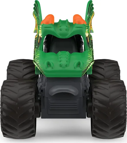 Vista 8 de Monster Jam, Mini camiones monstruo coleccionables oficiales, paquete de 5 con 1 camión misterioso, escala 1:87