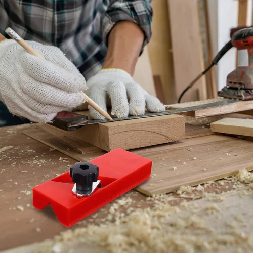 Vista 6 de DOITOOL Cepilladora de madera manual compacta, herramienta de mano de 45 grados para proyectos de carpintería de bricolaje, cepilladora de plástico