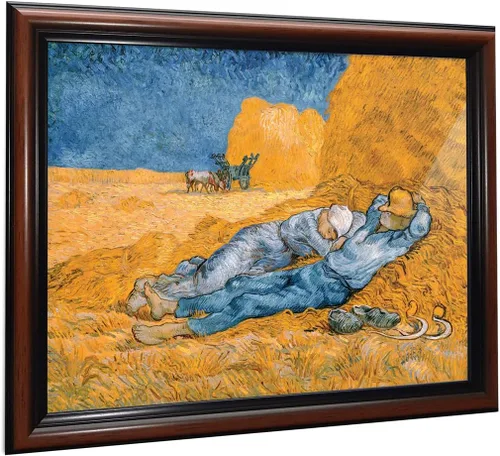Vista 61 de Vincent Van Gogh - Arte de pared enmarcado con diseño de flores de almendra, maravilloso para exhibir en la cocina, el baño o la decoración