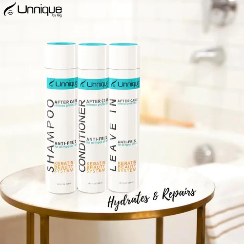 Vista 4 de UNNIQUE KBS Kit de cuidado del cabello, champú y acondicionador reparador y tratamiento sin enjuague, set de cuidado después del cuidado