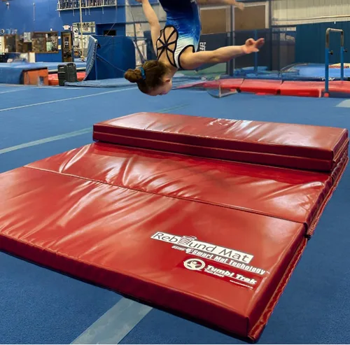 Vista 5 de Tumbl Trak Alfombrilla roja de rebote con velcro de 2 lados