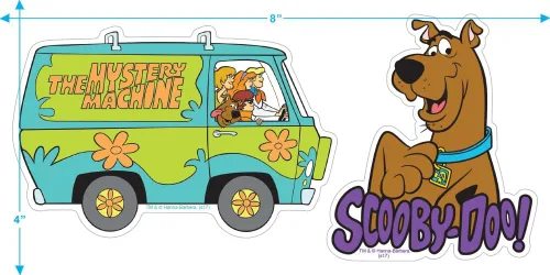 Vista 4 de Scooby-Doo Face T Shirt & Stickers