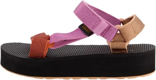 Vista 4 de Teva Sandalia metálica universal de forma media unisex para niños, Metálico