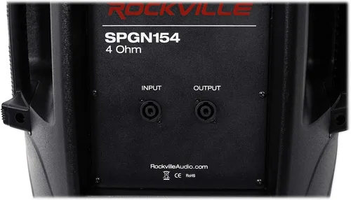Vista 7 de Rockville SPGN154 15" Passive 2-Way DJ PA Speaker, 4 Ohm, ABS Cabinet