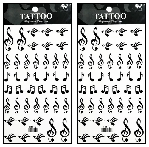 Vista 8 de Tatuajes 2 hojas de mariposas mosca de mariposa tatuajes temporales pegatinas falsas cuerpo brazo pecho hombro tatuajes para adolescentes, hombres