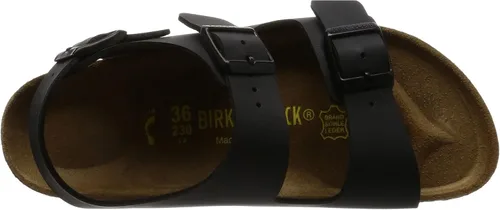 Vista 8 de Birkenstock Milano Birko-Flor Sandalias Negras Hombre 35