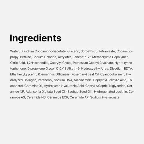 Vista 6 de medicube PDRN Jelly to Foam Cleanser Lavado facial diario hidratante de bajo pH para todo tipo de piel Con PDRN, colágeno y LHA Cuidado suave